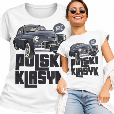 DAMSKA KOSZULKA AUTA PRL WARSZAWA 2